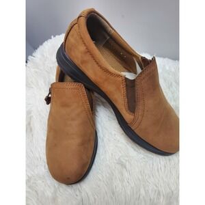 Naturalizer Women's 8.5M Brown Leather Side Zip Comfort Shoes